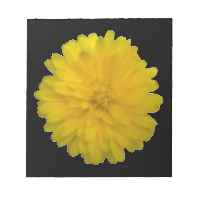 Yellow Marigold Notepad (Front)