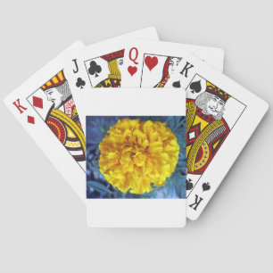 Yellow Marigold Playing Cards