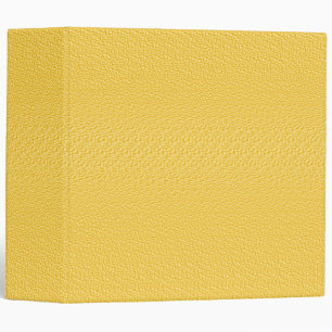 Yellow Medium Textured 2 inch Binder