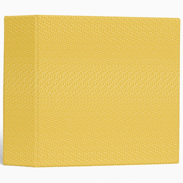 Yellow Medium Textured 2 inch Binder (Front/Spine)
