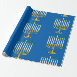 yellow menorah hanukkah jewish print wrapping paper<br><div class="desc">"yellow menorah hanukkah jewish print " , "yellow  hanukkah", "yellow menorah", "hanukkah menorah", menorah, "happy hanukkah" , channukah, hannukah, Hanukkah, "jewish holidays"</div>