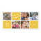 Yellow Merry Bright 5 Collage Photo Card