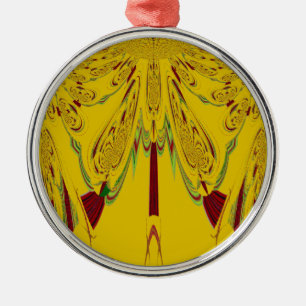 Yellow Metal Ornament