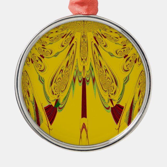 Yellow Metal Ornament (Front)