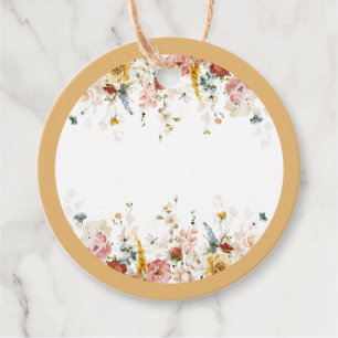 Yellow Mimosa Bar Juice Tags for Handwriting