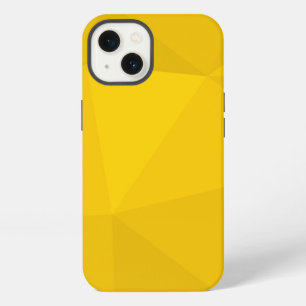 Yellow, modern, cool, trendy, urban geometric art iPhone 13 case