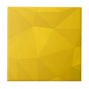 Yellow, modern, cool, trendy, urban geometric art tile