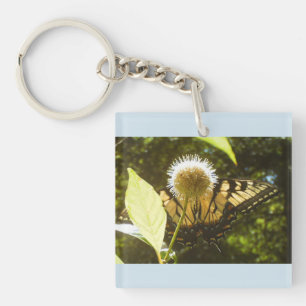 Yellow Monarch Acrylic Keychain