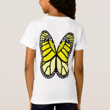 Yellow Monarch Butterfly Wings