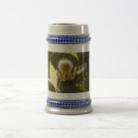 Yellow Monarch Flower Stein Mug