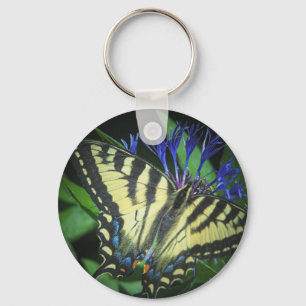 Yellow Monarch Keychain
