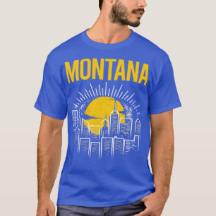 Yellow Moon Montana  T-Shirt