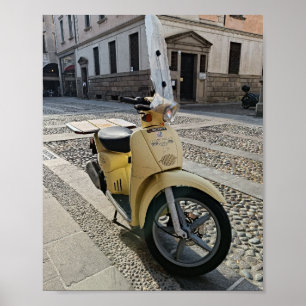 yellow Motorbike poster! Poster