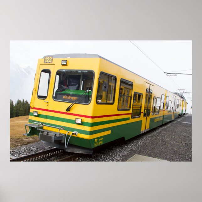 Yellow Mountain funicular Train Poster (Front)