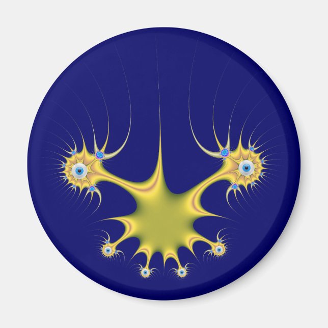 Yellow Mu Magnet (Front)