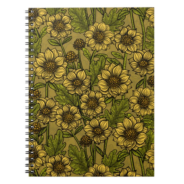 Yellow Mums Notebook (Front)
