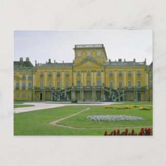 yellow Museum in city of Kecskemet, Hungary flower Postcard