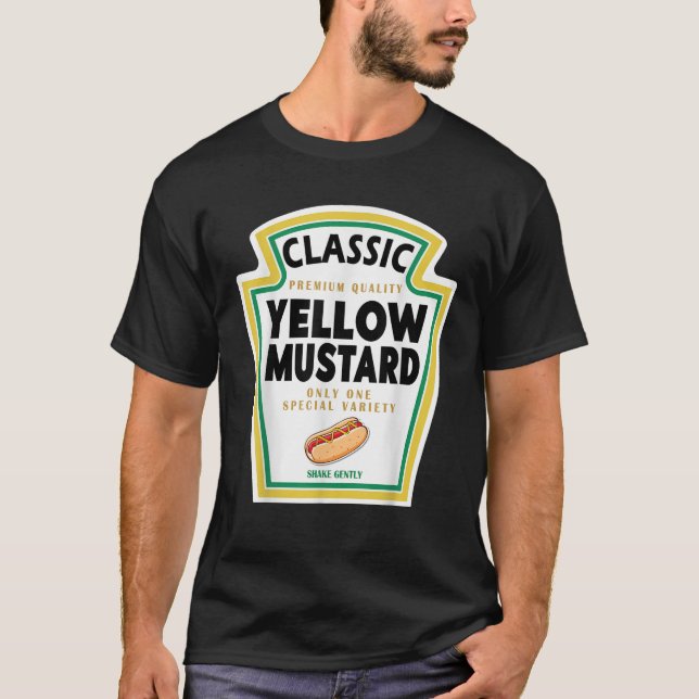 Yellow Mustard DIY Halloween Costume Matching Grou T-Shirt (Front)