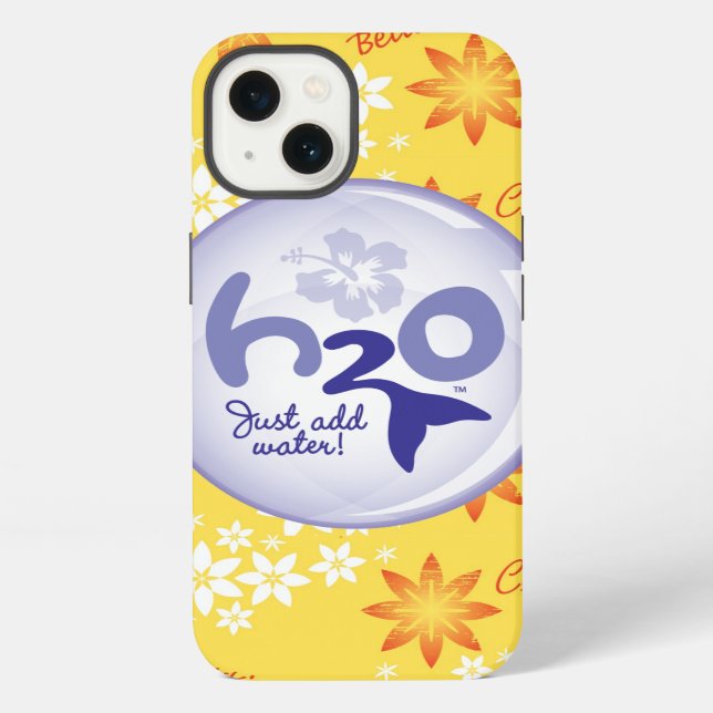 Yellow Name Pattern iPhone Case (Back)