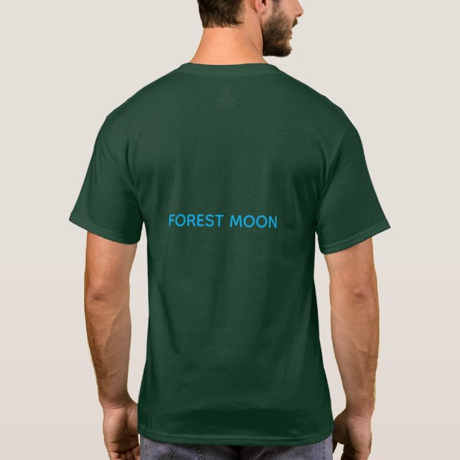 YELLOW NATURE FOREST MOON T-Shirt (Back)