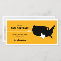 Yellow New State, New Address! Texas Moving