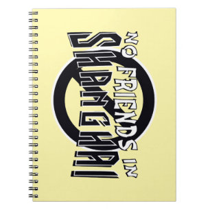 YELLOW "No Friends in Shanghai" Spiral Notebook