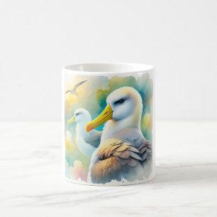 Yellow Nosed Albatross 100924AREF130 - Watercolor Coffee Mug