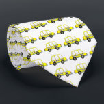 Yellow NYC Chequered Taxi Cab New York City Tie<br><div class="desc">Necktie features an original marker illustration of a classic yellow cab. Great for anyone who loves NYC!</div>
