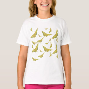 Yellow Old World Swallowtail Butterfly pattern T-Shirt