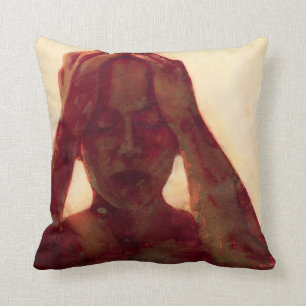 Yellow One Second Noise 2007 Throw Pillow