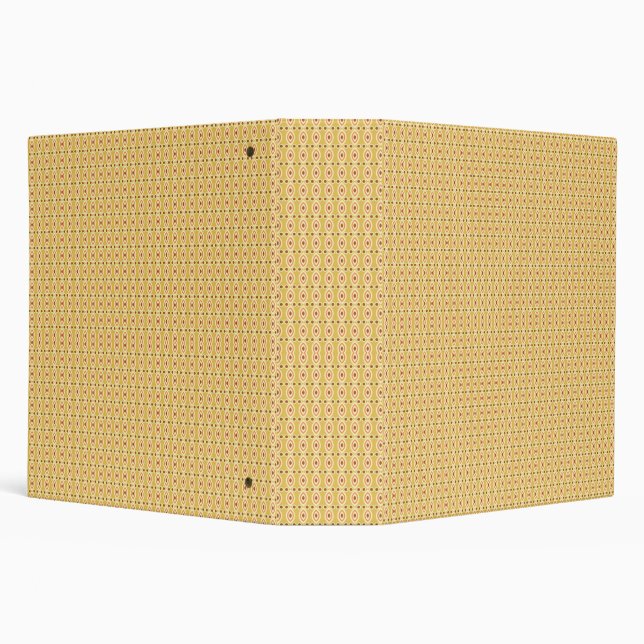 Yellow, orange, and brown sheets of wrapping paper binder (Background)