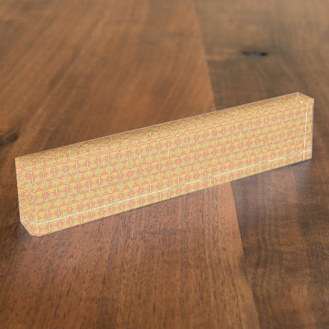 Yellow, orange, and brown wrapping paper sheets ar nameplate (Side)