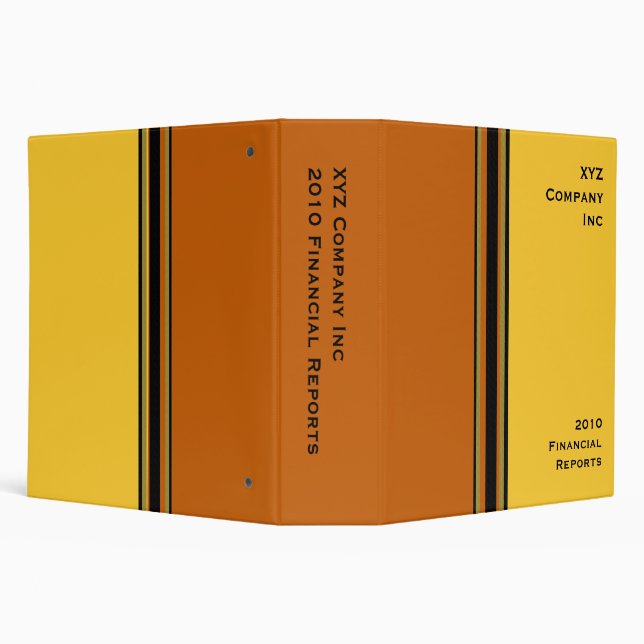 yellow orange business binder (Background)