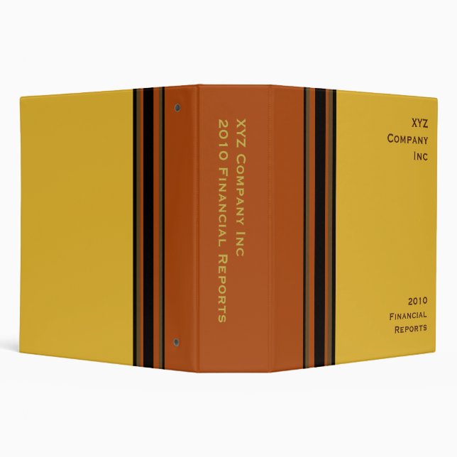 yellow orange business binder (Background)