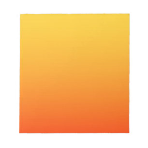Yellow Orange Colour Notepad
