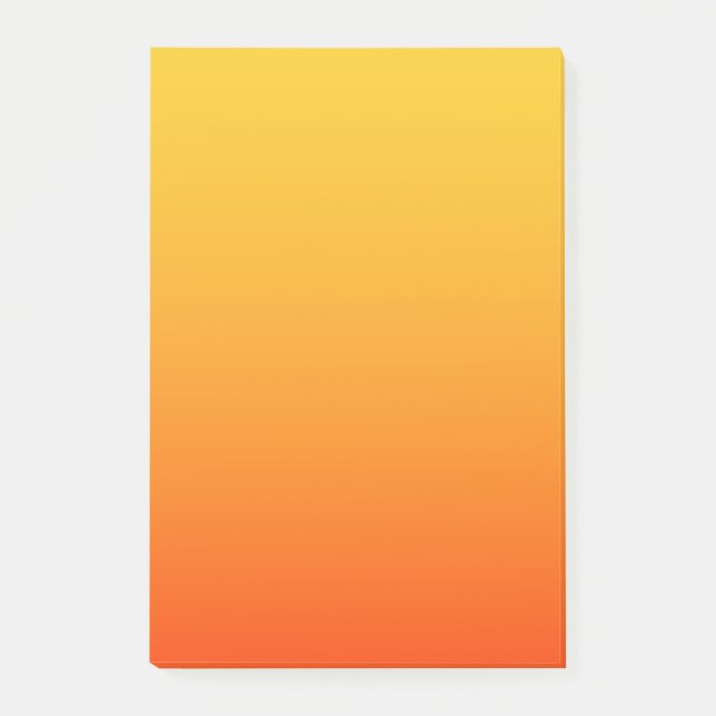Yellow Orange Colour Post-it Notes (Front)