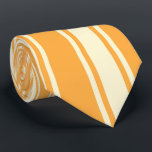 Yellow Orange Colour Stripe Funky Pattern Tie<br><div class="desc">Yellow Orange Colour Stripe Funky Pattern. Design is available on other products.</div>