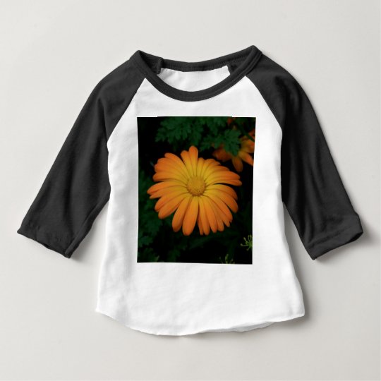 Yellow orange daisy flower baby T-Shirt