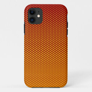 Yellow-Orange dots on ANY colour custom iPhone iPhone 11 Case