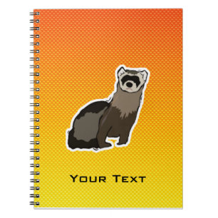 Yellow Orange Ferret Notebook