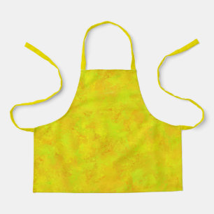 Yellow Orange Green Abstract Pattern Apron
