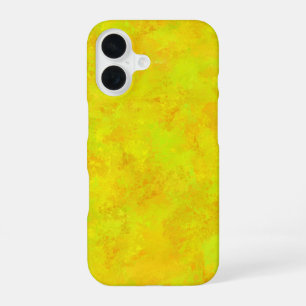 Yellow Orange Green Abstract Pattern iPhone 16 Case