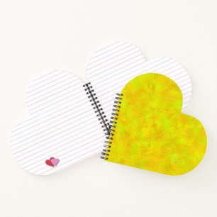 Yellow Orange Green Abstract Pattern Notebook