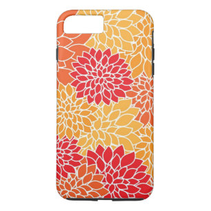 Yellow & Orange Mod Floral iPhone 8 Plus/7 Plus Case