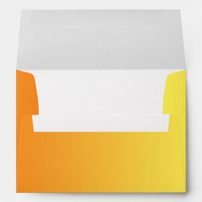 Yellow & Orange Ombre A7 Envelopes (Back (Bottom))