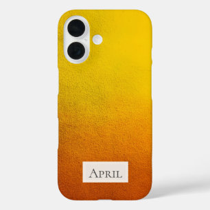Yellow & Orange Ombre iPhone 16 Case