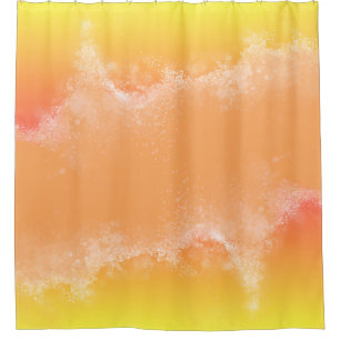 Yellow Orange Ombre Metallic gold agate