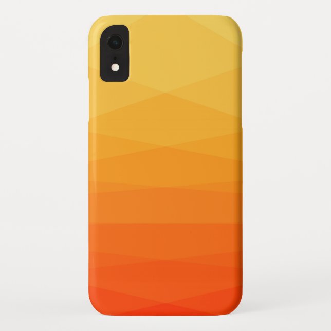 Yellow & Orange Polygonal Case-Mate iPhone Case (Back)