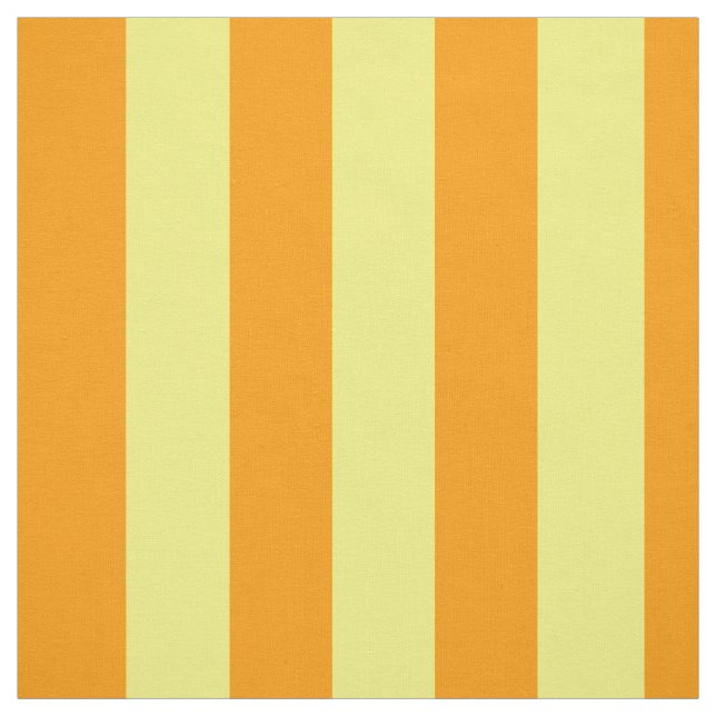 Yellow Orange Stripes Pattern Design Fabric (Swatch)
