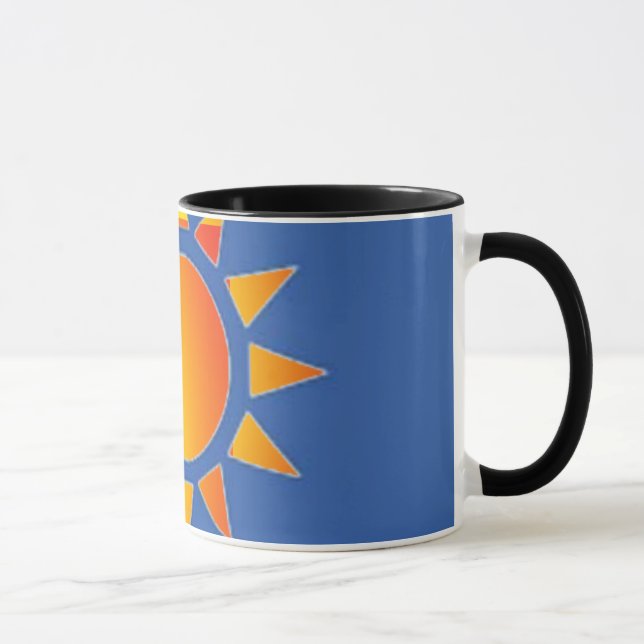 Yellow Orange Sun Mug (Right)
